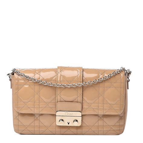 dior new lock pochette price|CHRISTIAN DIOR Patent Cannage New Lock Pouch Beige.